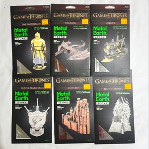 NEW Metal Earth ICONX Kits DROGON ST SIGIL SILENCE IRON THRONE RED KEEP MOUNTAIN